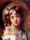 Alexei Alexeivich Harlamoff The Flower Girl painting